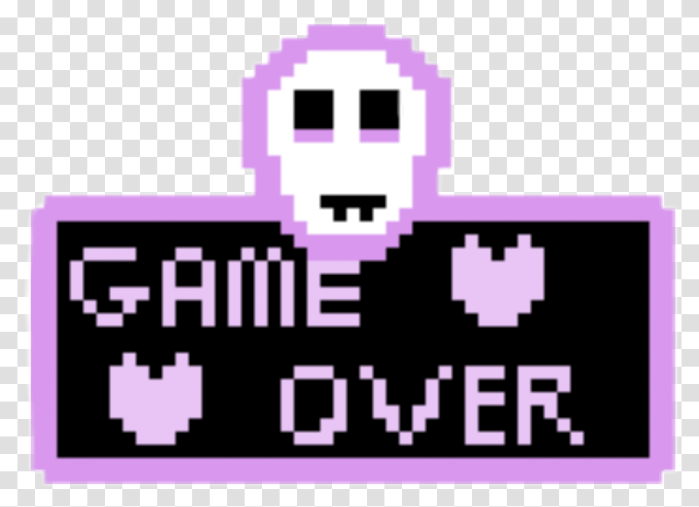 Skull Gameover Skully Grunge Goth Purple Aesthetic Aesthetic Game Over, First Aid Transparent Png