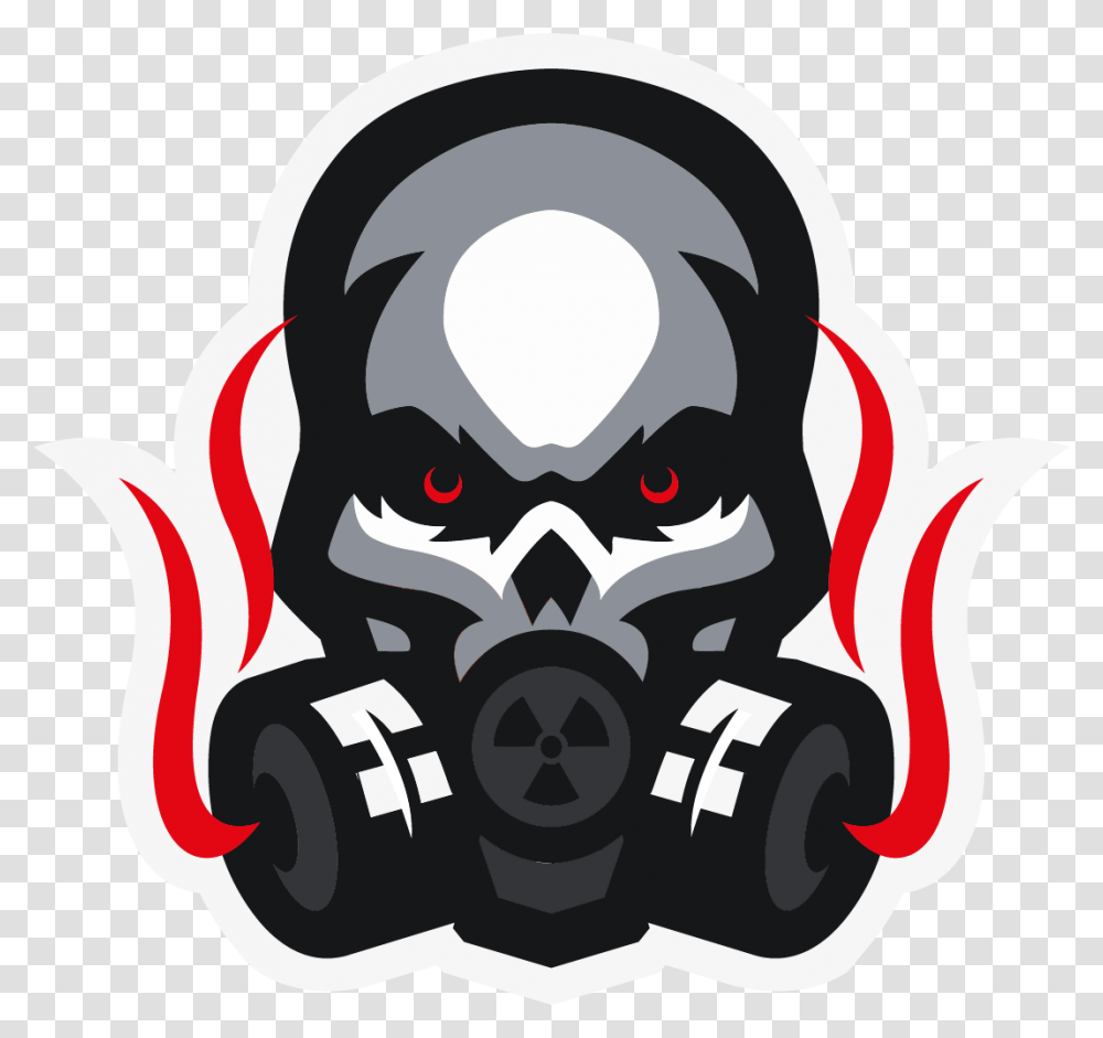 Skull Gas Mask Gaming Skull Logo Logo E Sports, Label, Dynamite, Bomb Transparent Png