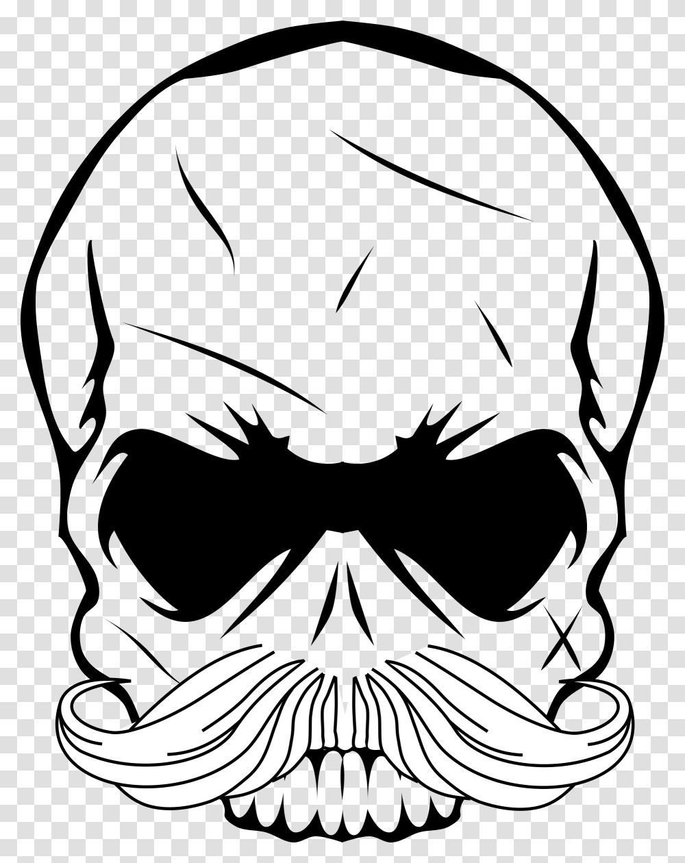 Skull Head, Logo, Trademark, Emblem Transparent Png