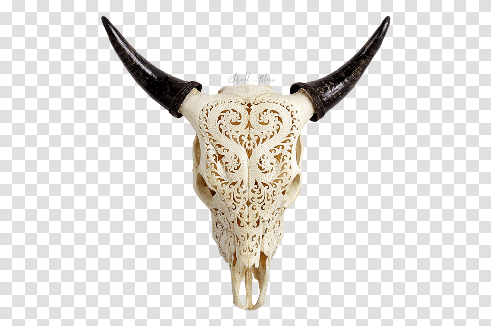 Skull Heart Cattle, Mammal, Animal, Ivory, Bull Transparent Png