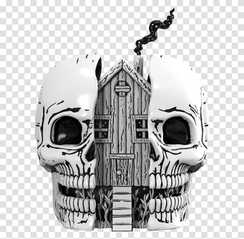 Skull House, Helmet, Apparel, Mask Transparent Png