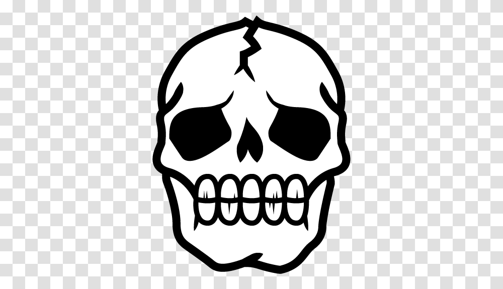 Skull Icon, Stencil Transparent Png