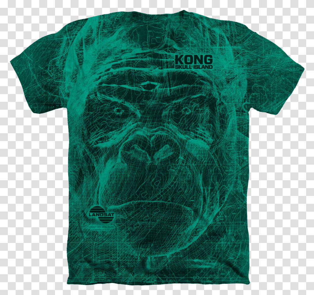 Skull Island T Shirts Pug, Apparel, T-Shirt, Back Transparent Png