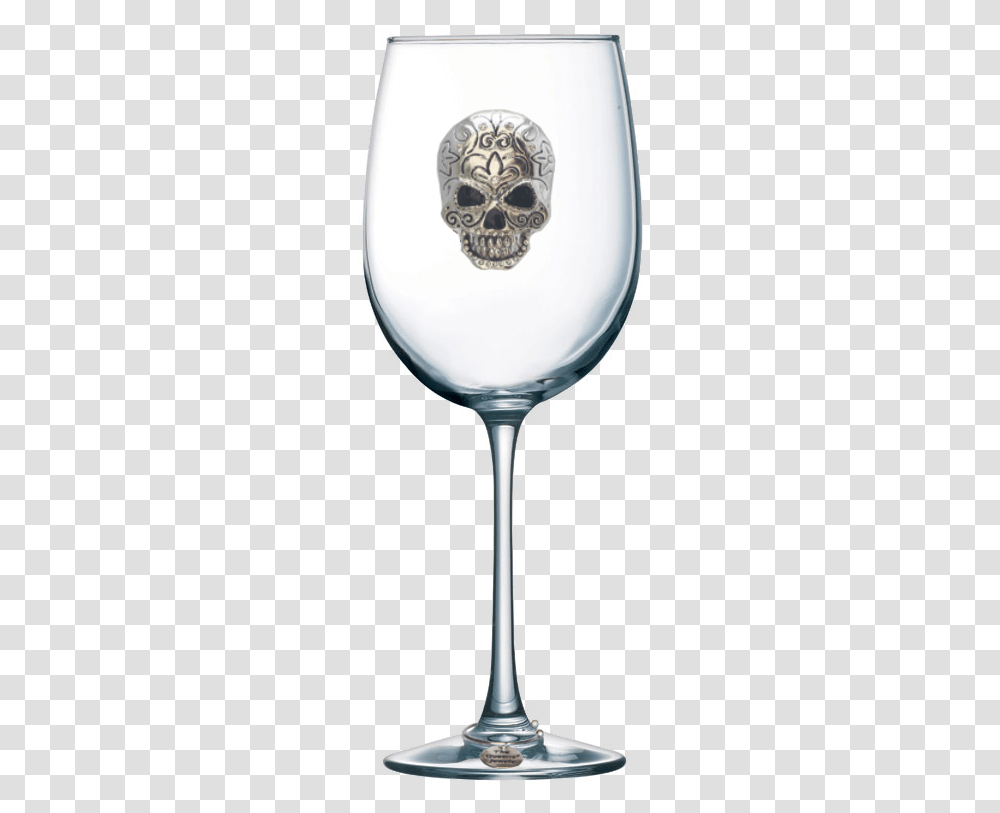 Skull Jeweled Stemmed Wine Glass Funny Wine Glasses, Goblet, Alcohol, Beverage, Drink Transparent Png