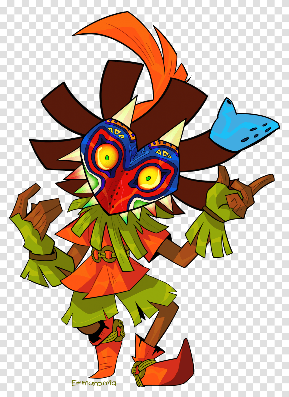 Skull Kid Mm, Person, Human, Crowd, Carnival Transparent Png