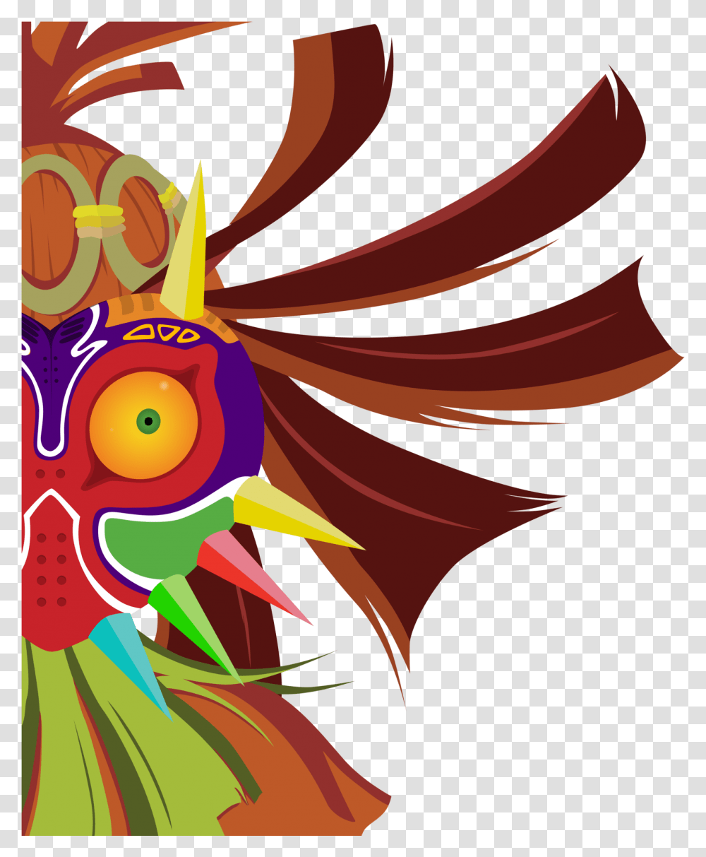 Skull Kid Vector, Floral Design, Pattern Transparent Png