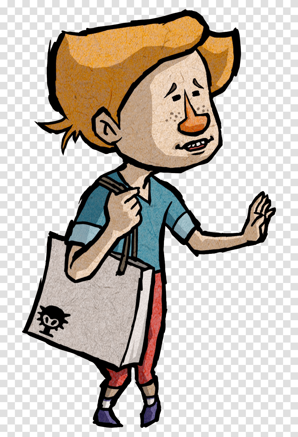 Skull Kid Wind Waker Manny, Person, Human, Bag, Accessories Transparent Png