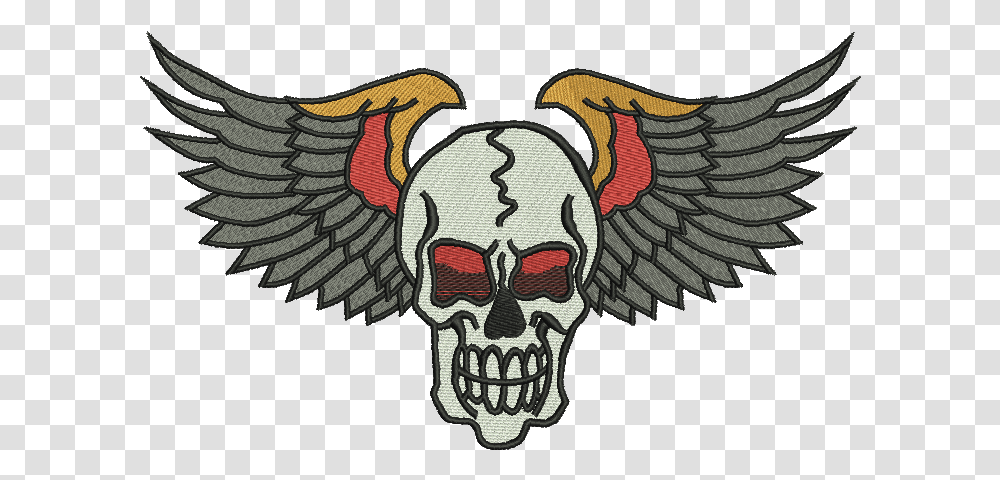 Skull, Label, Emblem Transparent Png