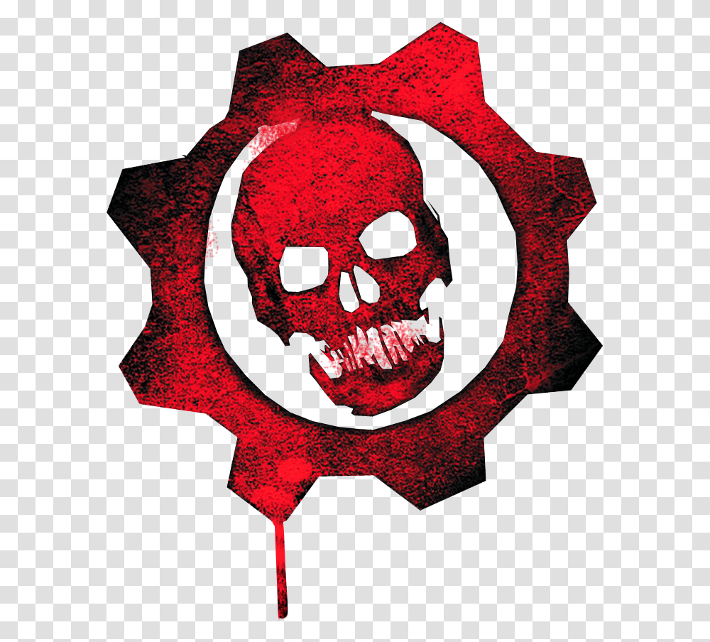 Skull Logo Gears Of War Clip Art At Clker Gears Of War, Glass Transparent Png