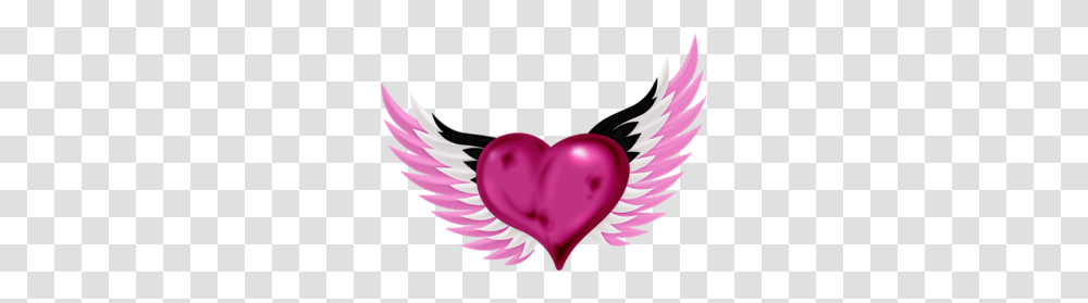 Skull Love Valentine Hearts Heart With Wings, Cupid, Flower, Plant, Blossom Transparent Png