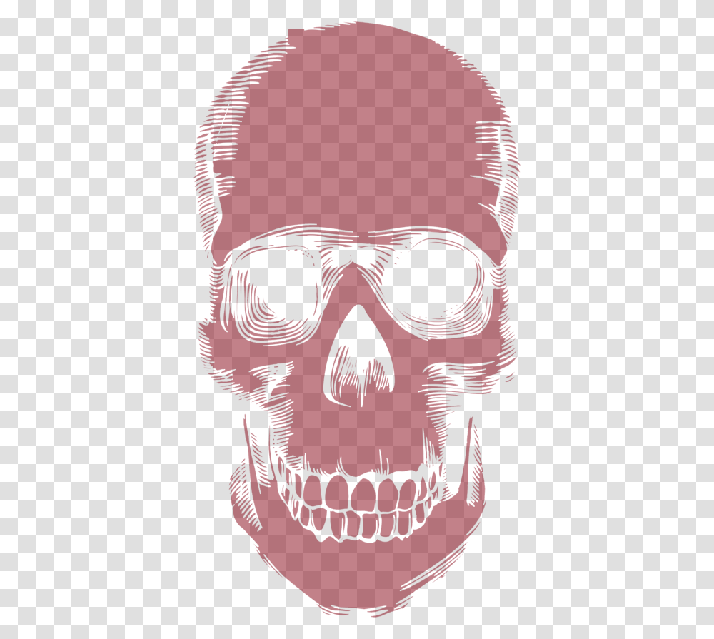 Skull, Maroon Transparent Png