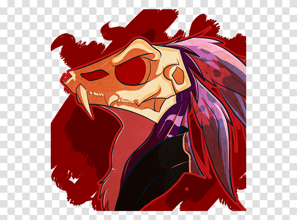 Skull Mask By Beckyraptor Demon, Comics, Book, Manga, Clothing Transparent Png