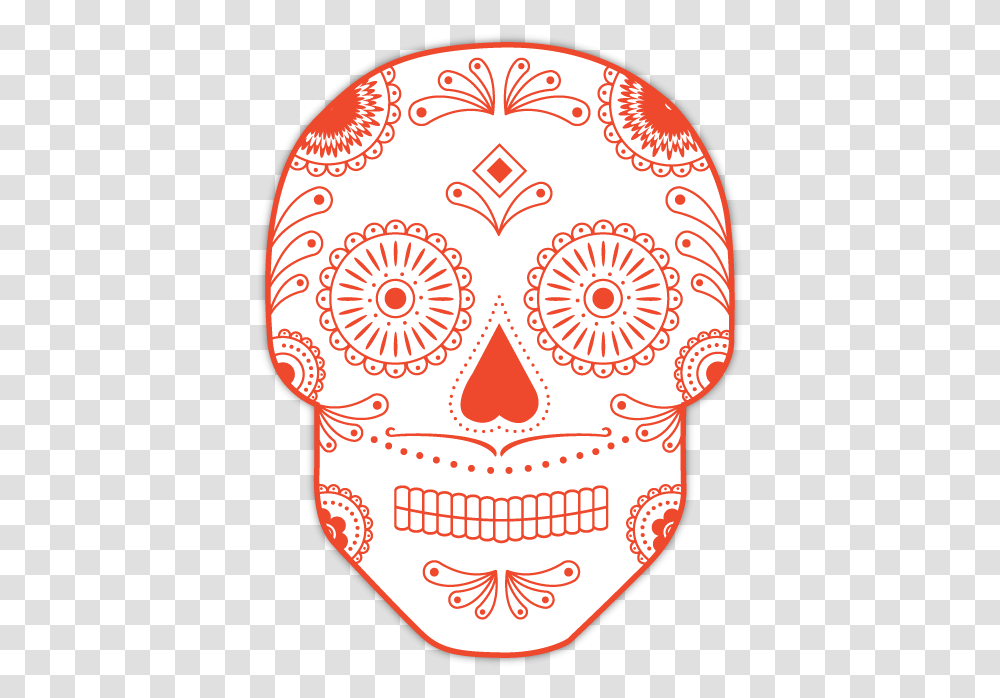 Skull, Pattern, Pottery, Label Transparent Png