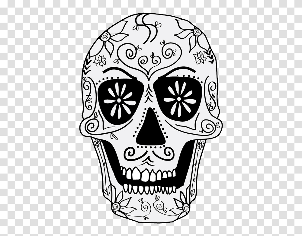 Skull, Person, Doodle, Drawing Transparent Png