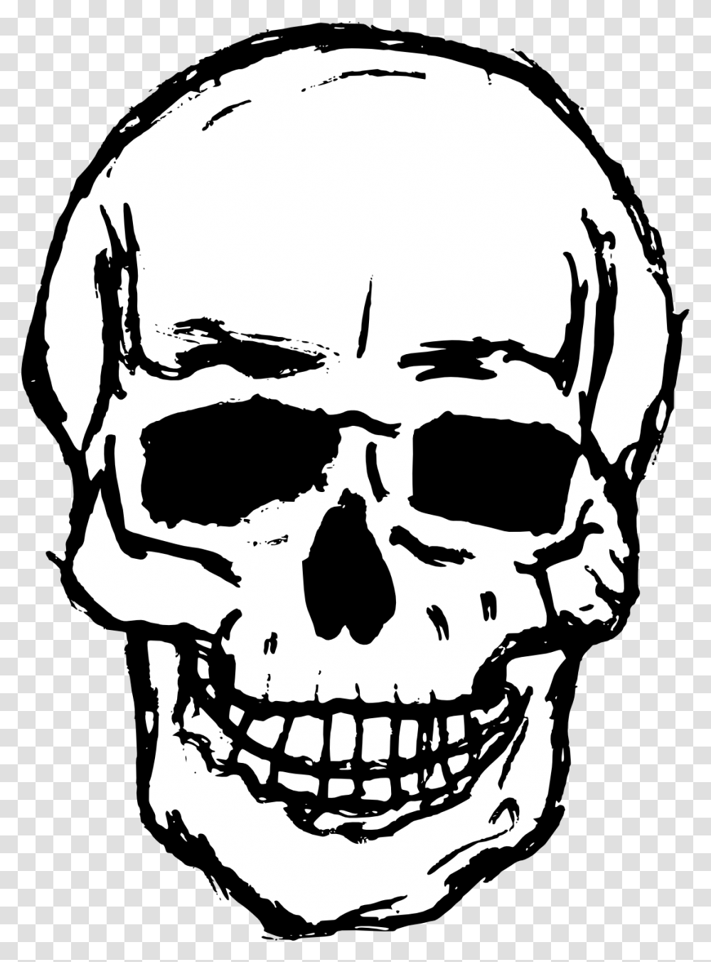 Skull, Person, Stencil, Face, Pirate Transparent Png
