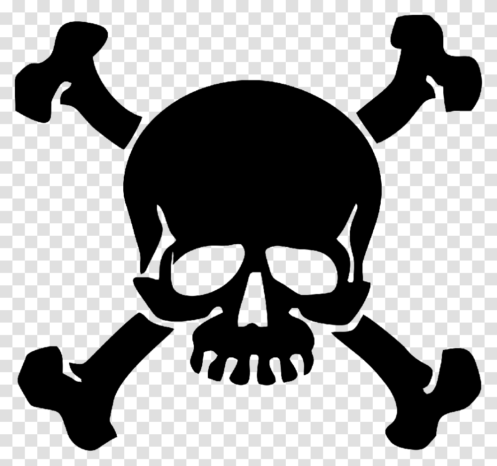 Skull, Person, Stencil, Label Transparent Png