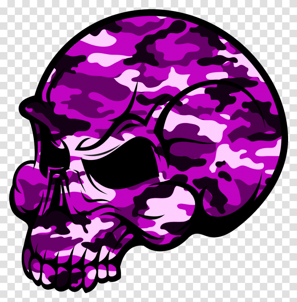 Skull Pink Camouflage Image Blue Camo Background Hd, Apparel Transparent Png
