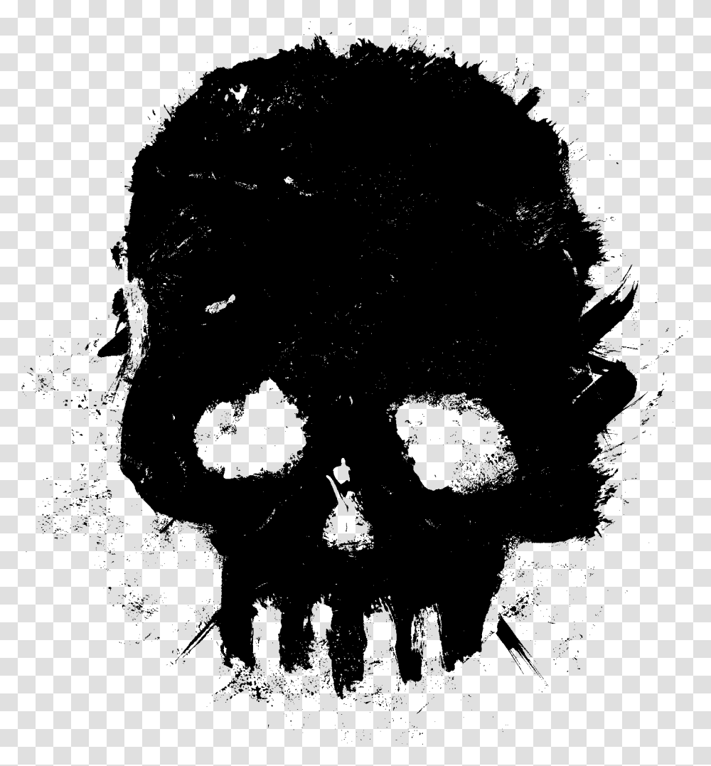 Skull Poster Film No Time To Die, Gray, World Of Warcraft Transparent Png