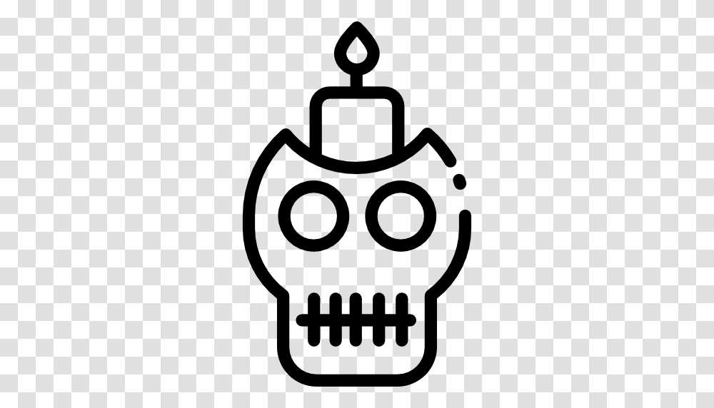 Skull Scare Scythe Dead Spooky Death Icon, Robot, Stencil, Label Transparent Png