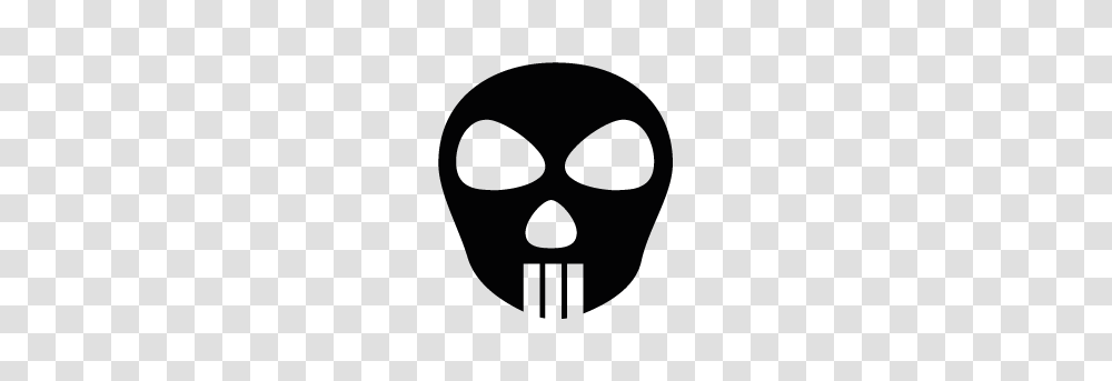 Skull Silhouette Silhouette Of Skull, Mask, Alien, Head Transparent Png