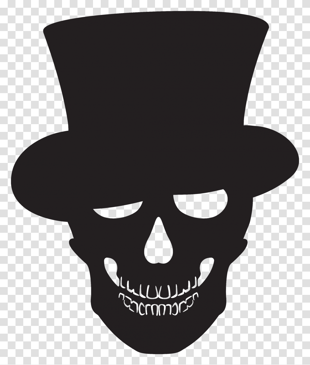 Skull Skeleton Silhouette Halloween Ftestickers, Apparel, Stencil, Teeth Transparent Png