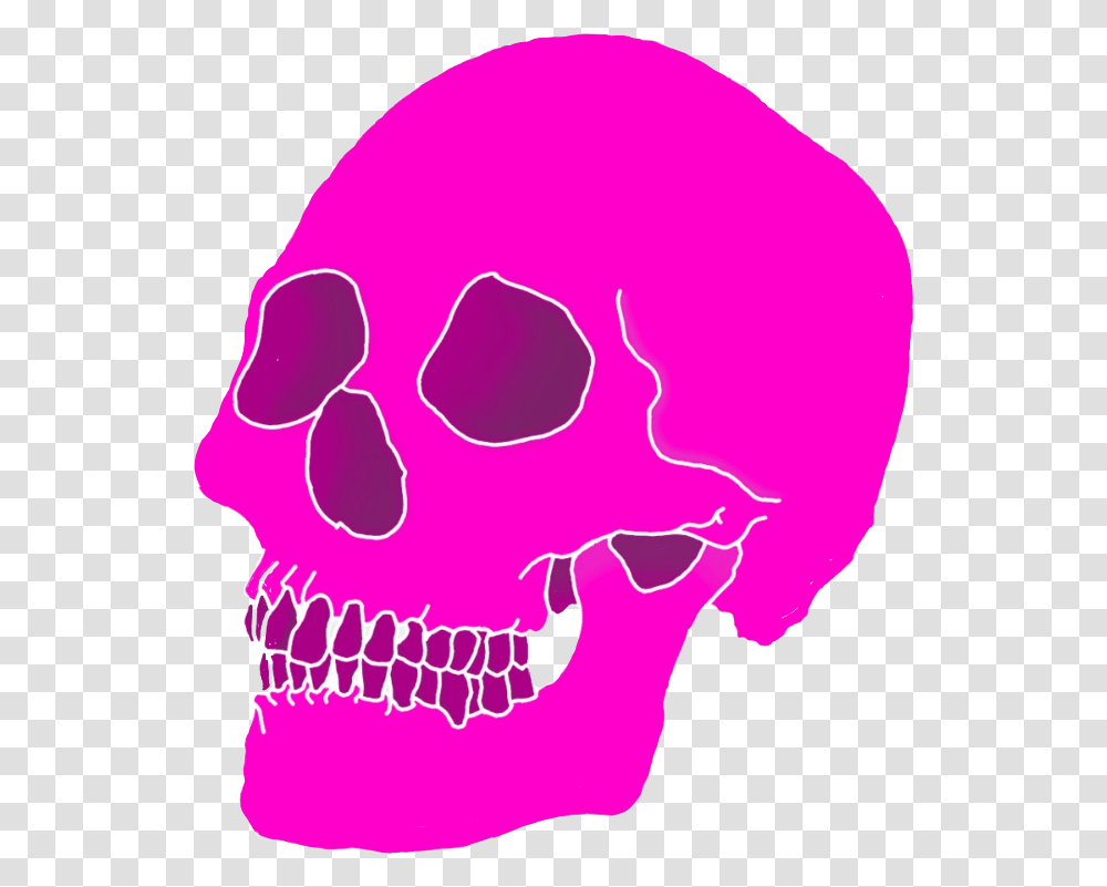 Skull Skullface Purpleskull Purple Purpleaesthetic Vaporwave, Apparel Transparent Png