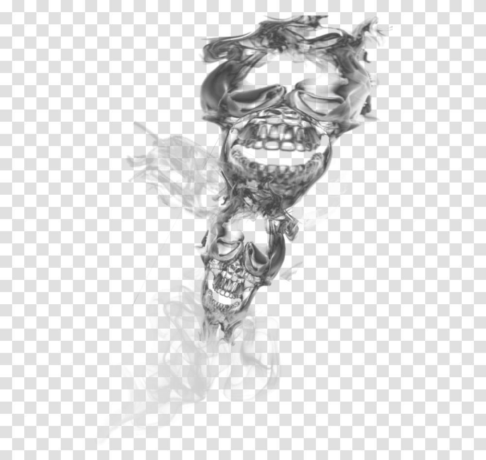 Skull Smoke Image Background Smoke Cigarette, Skeleton, Person, Human, Alien Transparent Png