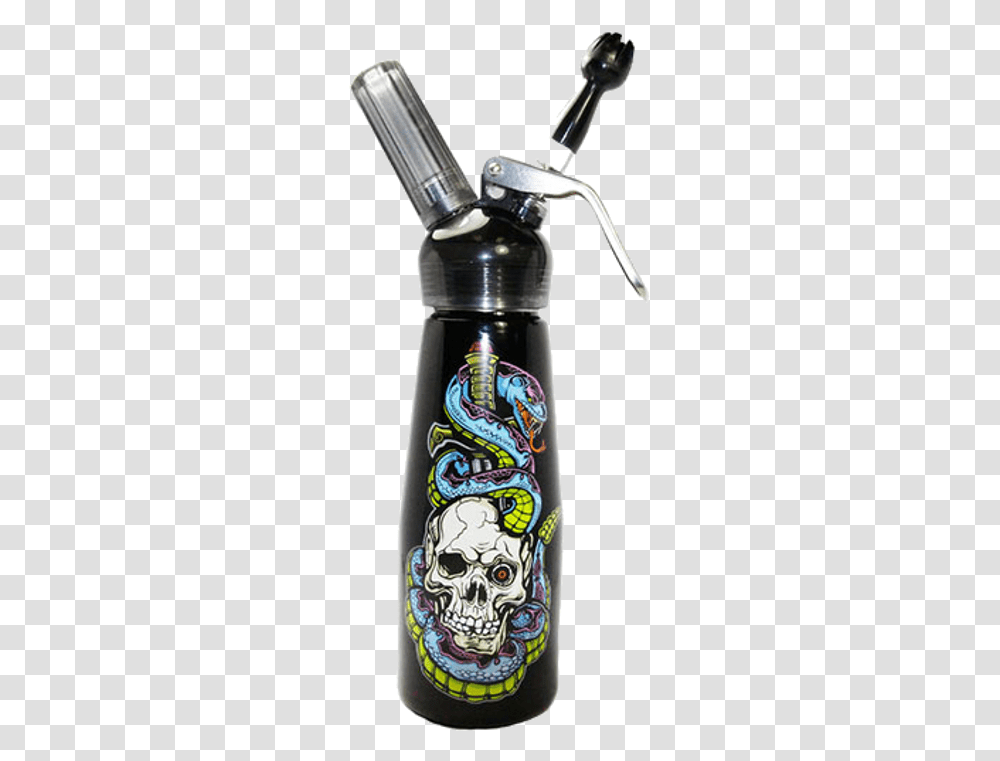 Skull Snake 1 Pint Suede Aluminum Dispenser Water Bottle, Shaker, Beverage, Drink, Alcohol Transparent Png