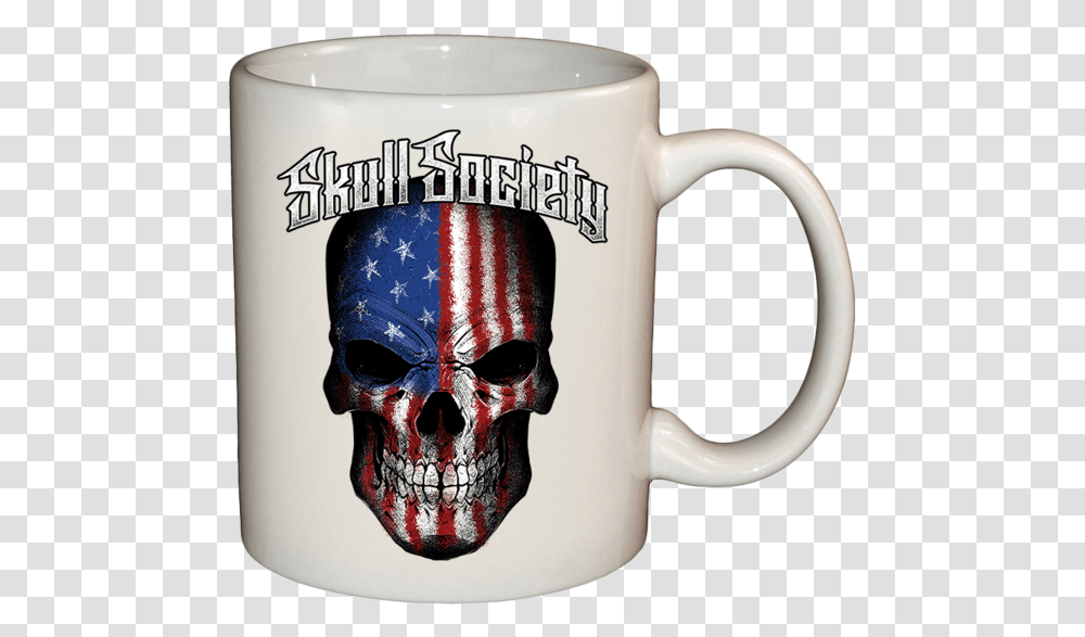 Skull Society Stars Amp Stripes Mug Mugs Dragon Ball, Coffee Cup Transparent Png