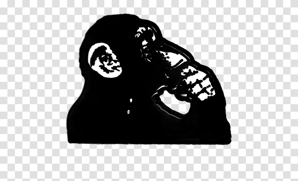 Skull, Stencil, Hand, Silhouette Transparent Png