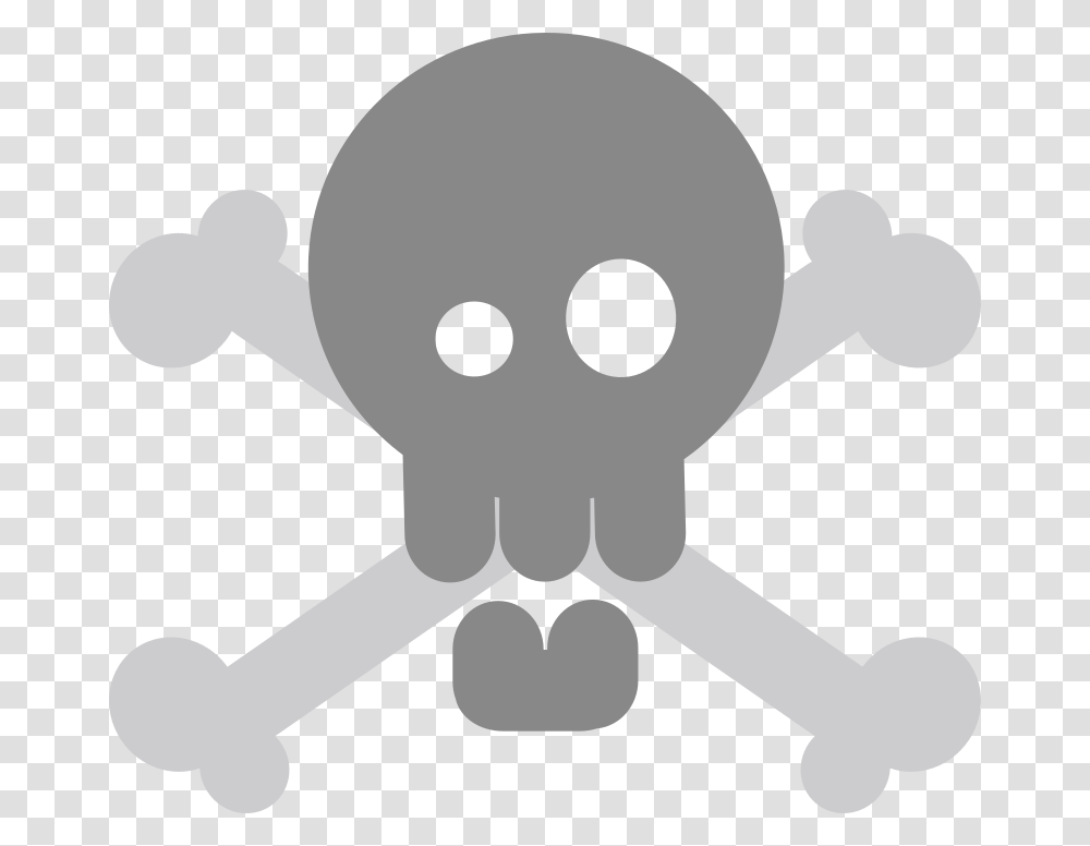 Skull, Stencil, Pirate, Silhouette Transparent Png