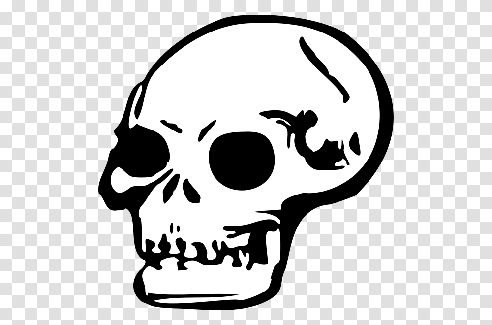 Skull, Stencil, Pirate Transparent Png