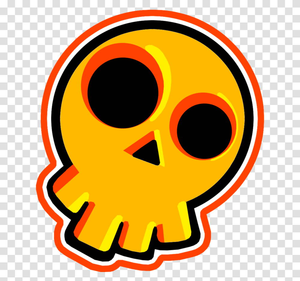Skull Sticker Design By Crimson Soda On Clipart Library Logo Design Sticker, Pac Man Transparent Png