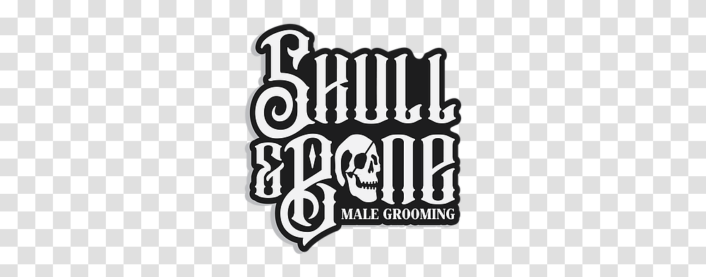 Skull & Bone Mens Grooming Language, Text, Alphabet, Label, Word Transparent Png