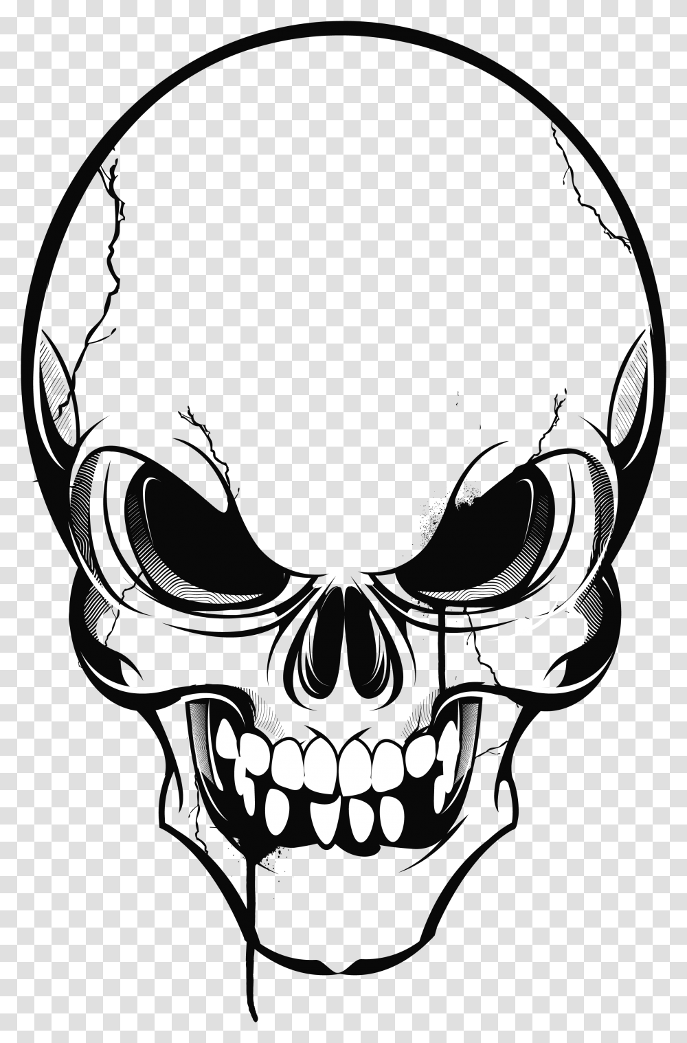 Skull Vector Black And White Skull, Sunglasses, Accessories, Accessory Transparent Png