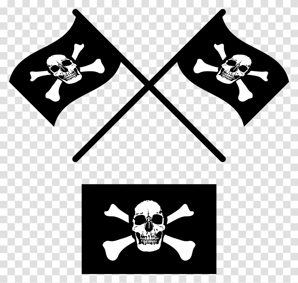 Skull Vector, Person, Human, Pirate, Stencil Transparent Png