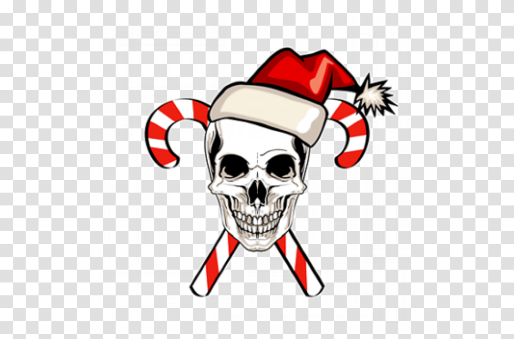 Skull With Candy Canes, Person, Human, Pirate, Logo Transparent Png