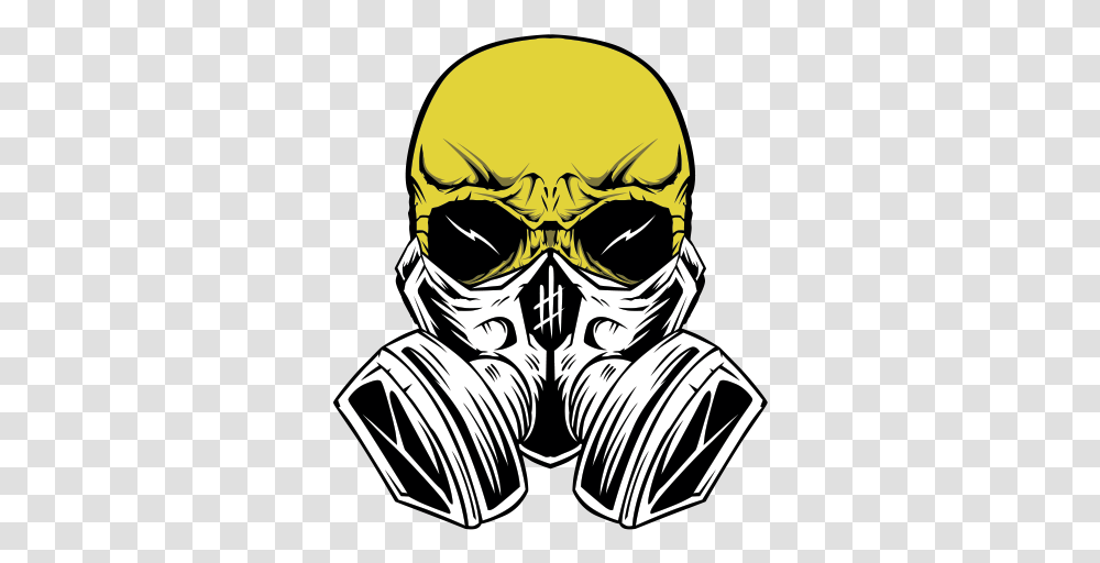 Skull With Gas Mask Skull With Gas Mask, Helmet, Apparel, Person Transparent Png