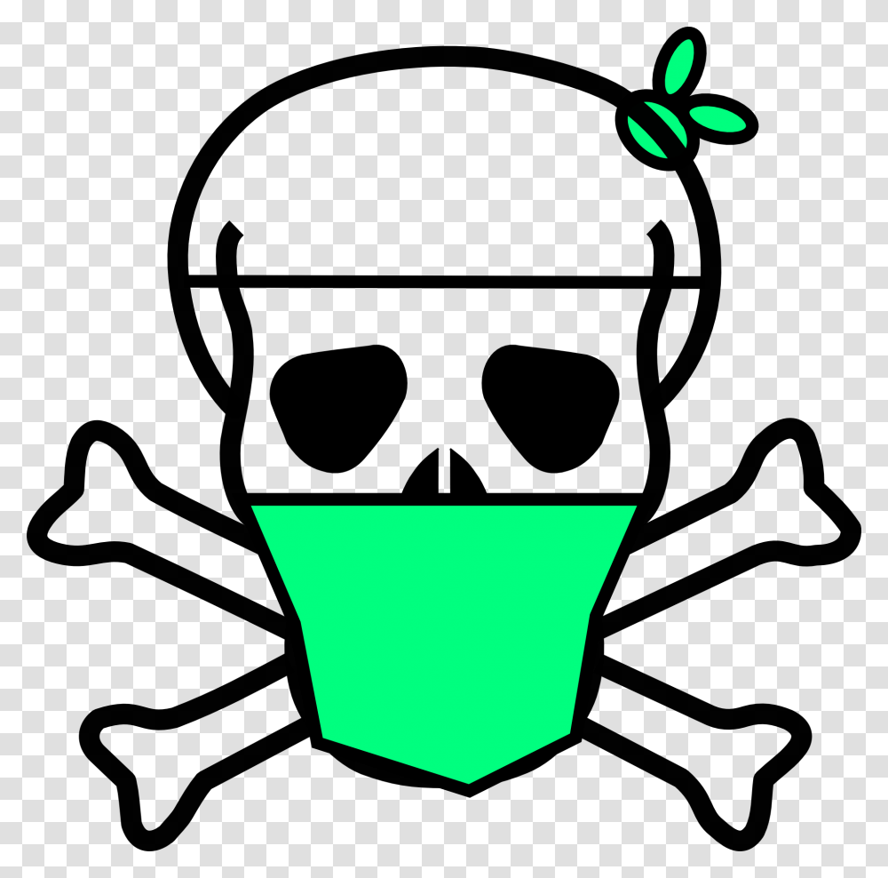 Skull With Surgical Mask, Lawn Mower, Tool, Stencil, Face Transparent Png