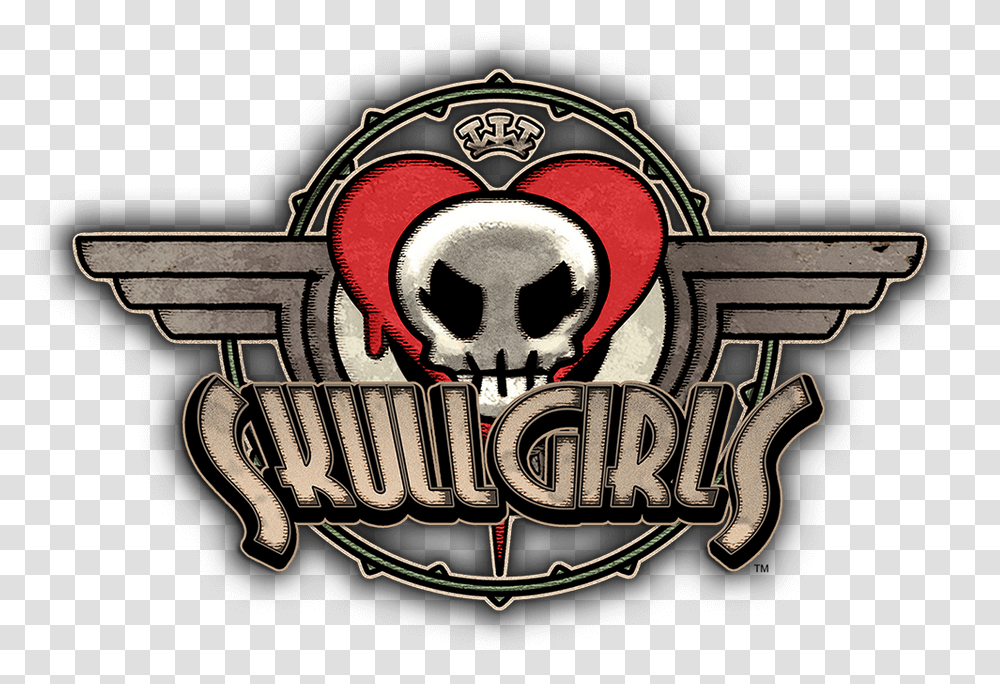 Skullgirls Skullgirls Endless Beta Logo, Symbol, Emblem, Trademark, Text Transparent Png