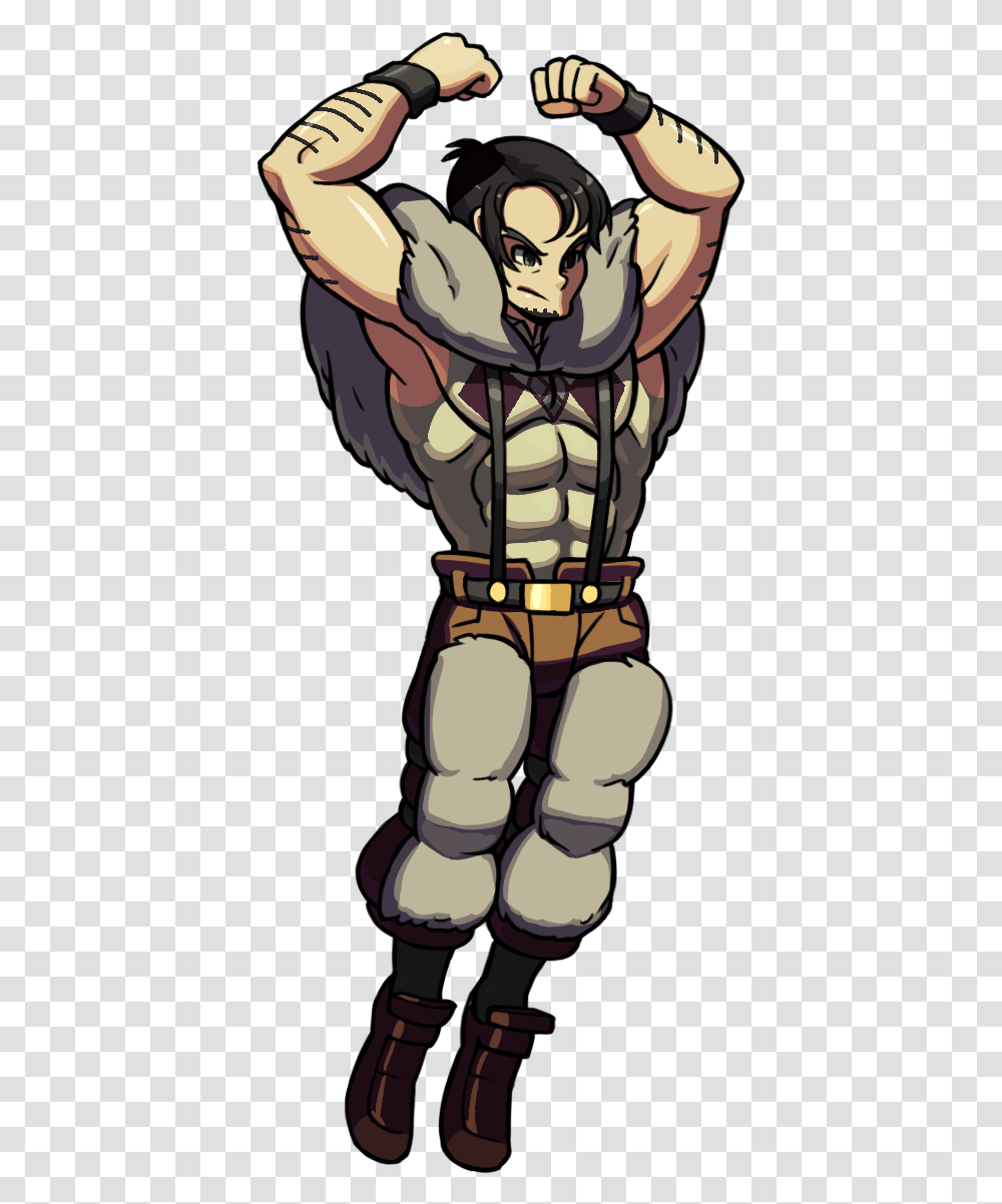 Skullgirls Sprite Of The Day Beowulf Skullgirls Mobile Sprite, Person, Hand, Statue Transparent Png