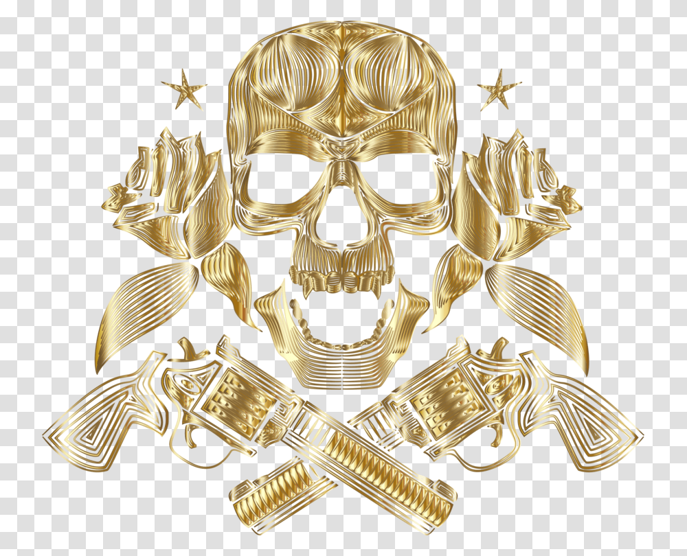 Skullgoldmetal Skull, Bronze, Person, Treasure Transparent Png