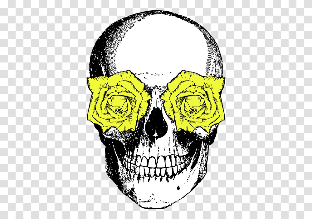 Skulls Black And White, Drawing, Head Transparent Png