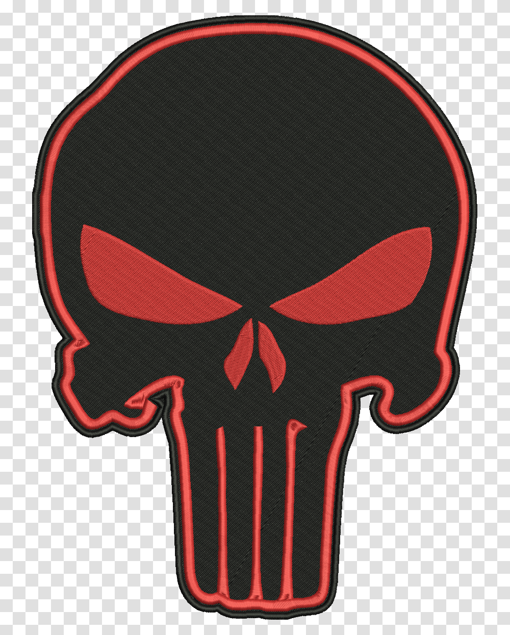 Skulls Punisher Clipart Free Download Ya Red Punisher Logo, Label, Rug, Mask Transparent Png