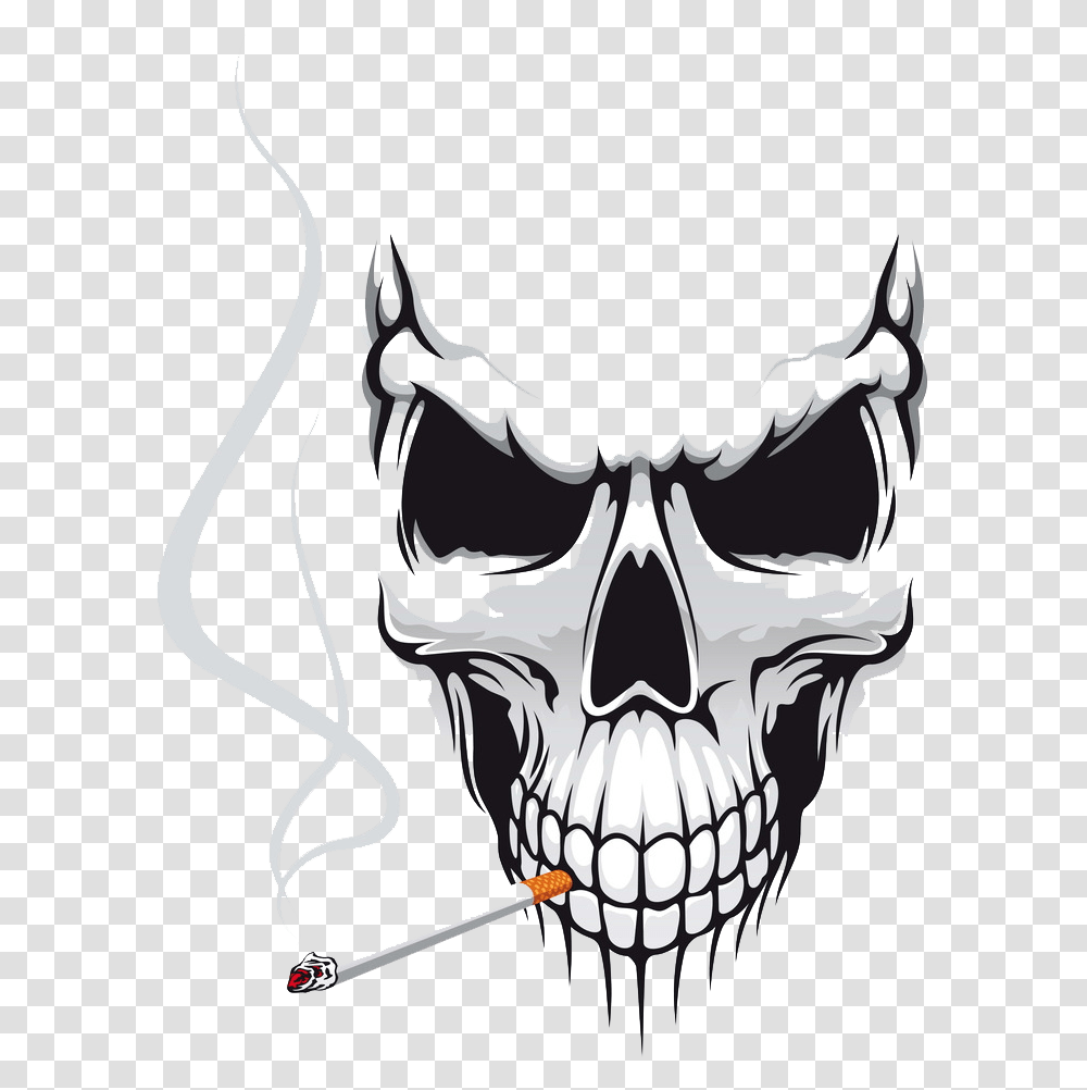 Skulls Skull Dead Scary Effects Effect Designs T Shirt Design Dangerous, Face, Stencil, Emblem Transparent Png
