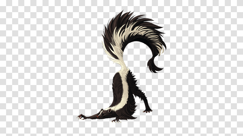 Skunk, Animals, Zebra, Wildlife, Mammal Transparent Png