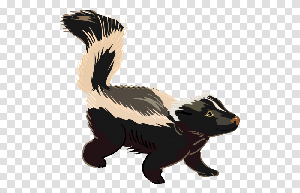 Skunk Clipart Nice Clip Art, Wildlife, Animal, Bird, Mammal Transparent Png