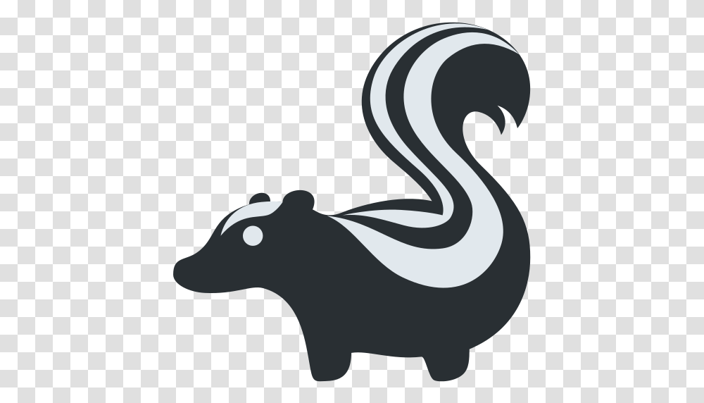 Skunk Emoji Skunk Emoji, Animal, Mammal, Wildlife, Cow Transparent Png