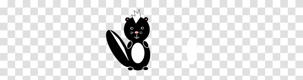 Skunk Final Clip Art, Stencil Transparent Png