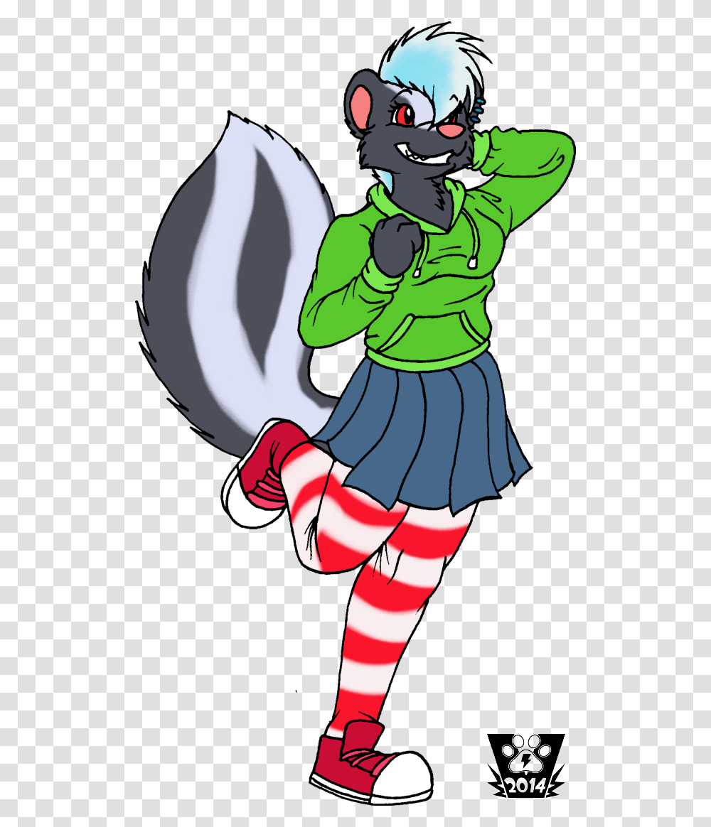 Skunk Girl By Sultz Z Cartoon, Costume, Person, Comics, Book Transparent Png
